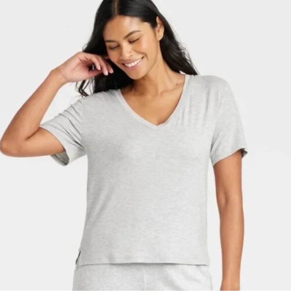 NWT Stars Above Soft Modal V-Neck Pajama Top